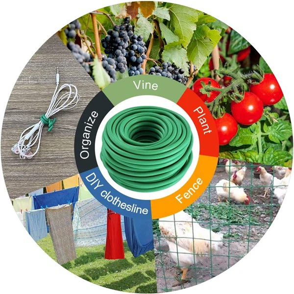 Ikatan Taman TPR Fleksibel Tahan Lama Kawat Pusing Tugas Berat